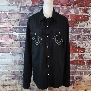 True Religion Western Inspired Snap Front Shirt